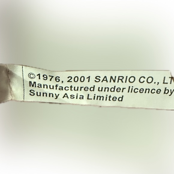 VTG RARE 2001 NAVY HELLO KITTY SANRIO HARD SHELL TRAVEL BAG SUITCASE LUGGAGE 15” - Picture 11 of 15